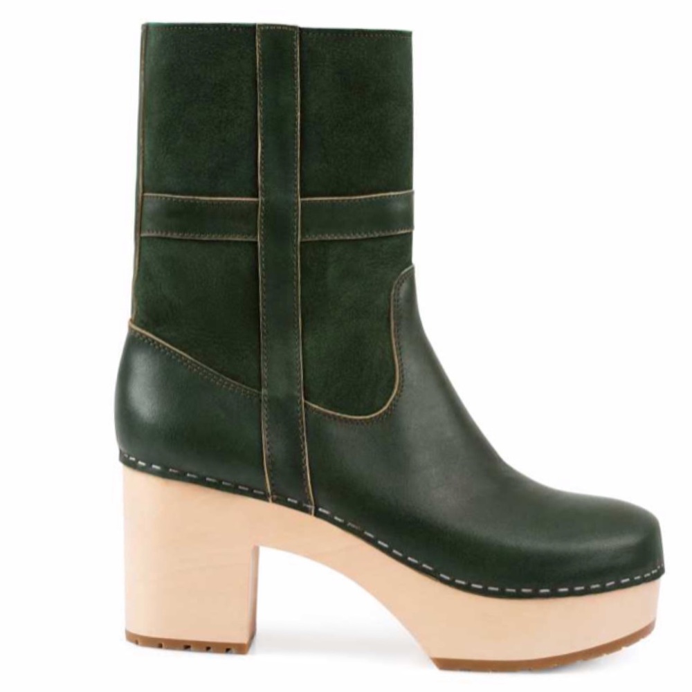 ✨Sold✨Hasbeens Green Clog Boots NIB - Picture 2 of 5